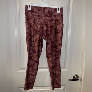 Athleta Maroon Leggings